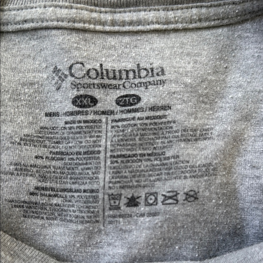 Columbia Gray Short Sleeve Tee - Picture 2 of 3
